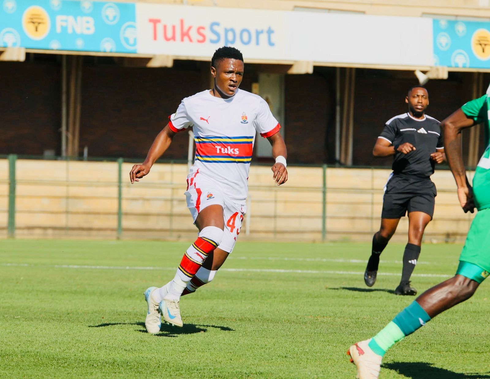 Nkosi on the move for AmaTuks FC at TuksSport